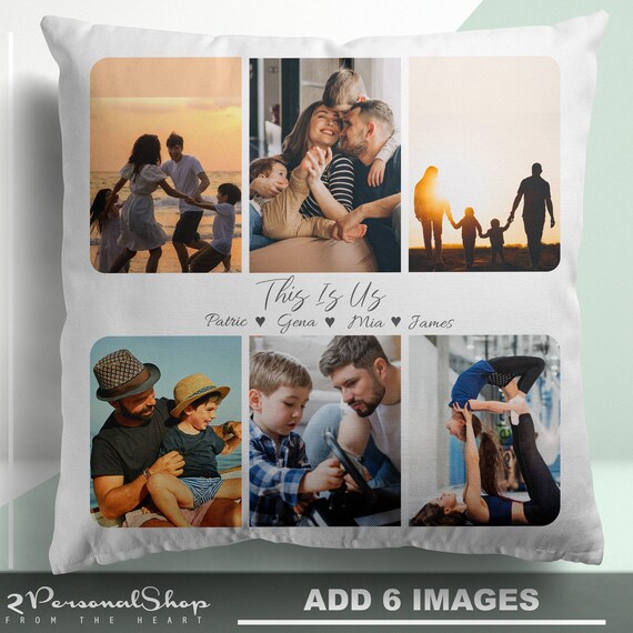 Custom Picture Pillow Personalized Photo Pillow Collage Pillow Pillow With  Pictures Custom Image Pillow Customized Pillow 