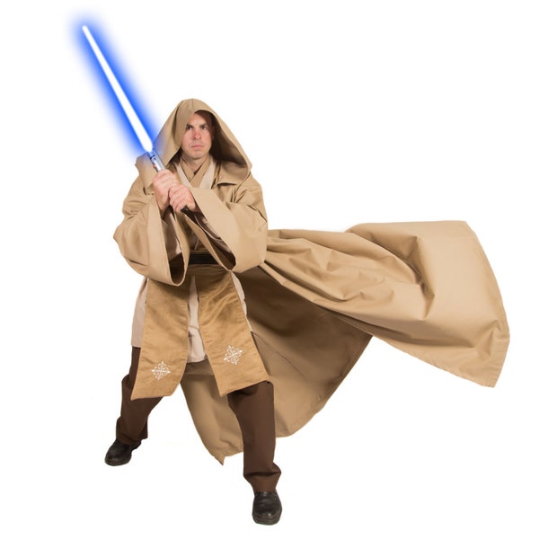 Déguisement Star Wars, robe en coton Star Wars, DEVENEZ votre propre JEDI, robe de chevalier Jedi personnalisée, Seigneur Sith Star Wars Cosplay, déguisements robe en coton