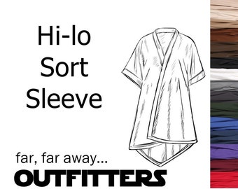 Star Wars-kostuum, Star Wars à-la-cartetuniek, WORD je eigen JEDI, aangepaste Star Wars-tuniek, volwassen Jedi Star Wars-cosplay, Sith-kostuums