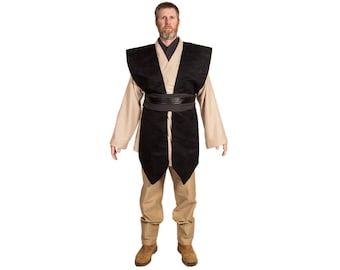 Star Wars-kostuum, Star Wars-tuniek, WORD je eigen JEDI, aangepast Star Wars Jedi-kostuum, volwassen Jedi Star Wars-cosplay, Sith-tuniekkostuum