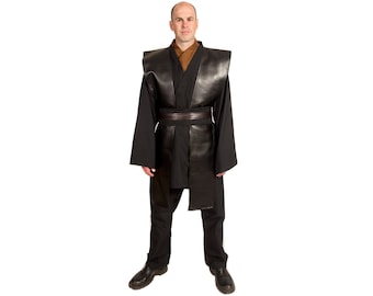 Star Wars-kostuum, Star Wars-tuniek, WORD je eigen JEDI, aangepast Star Wars Sith-kostuum, volwassen Jedi Star Wars-cosplay, Sith-tuniekkostuums