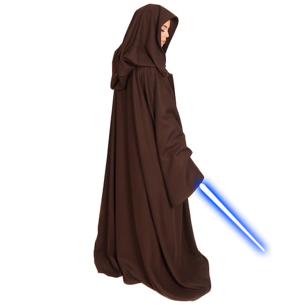 Déguisement Star Wars, robe en laine Star Wars, devenez votre propre JEDI, robe de chevalier Jedi personnalisée, cosplay du seigneur Sith Star Wars, costumes de robe en laine Jedi