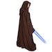 Star Wars Costume, Star Wars Wool Robe, BECOME your own JEDI, Custom Jedi Knight Robe, Sith Lord Star Wars Cosplay, Jedi Wool Robe Costumes 
