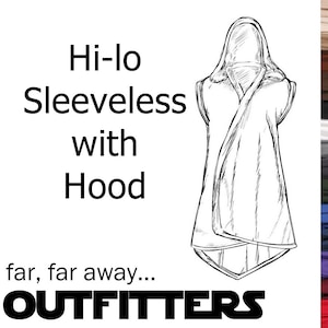 Star Wars Costume, Star Wars Tunic with Hood, BECOME your own JEDI, Custom Star Wars A La Carte Adult Star Wars Cosplay, Sith Tunic Costumes