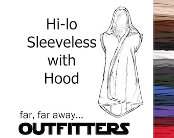 Star Wars Costume, Star Wars Tunic with Hood, BECOME your own JEDI, Custom Star Wars A La Carte Adult Star Wars Cosplay, Sith Tunic Costumes
