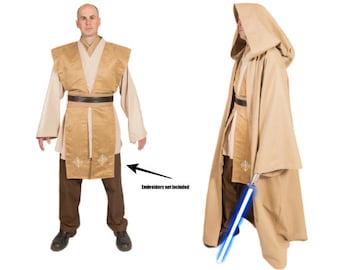 Star Wars Costume, Star Wars Tunic & Robe, BECOME your own JEDI, Custom Star Wars Costume, Adult Obi-Wan Star Wars Cosplay Costume Set