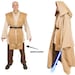 Star Wars Costume, Star Wars Tunic & Robe, BECOME your own JEDI, Custom Star Wars Costume, Adult Obi-Wan Star Wars Cosplay Costume Set 