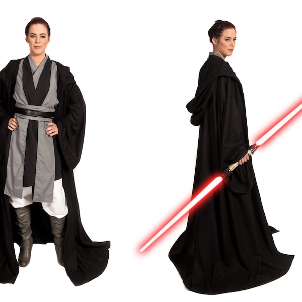 Déguisement Star Wars, tunique et peignoir Star Wars, DEVENEZ votre propre JEDI, Costume de chevalier Jedi personnalisé, Seigneur Sith Cosplay Star Wars, Costumes Jedi