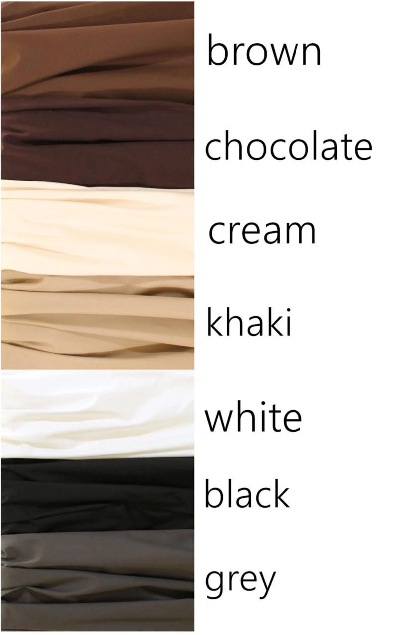 Twill Robe color options