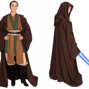 Star Wars Costume, Star Wars Tunic & Robe Set, BECOME your own JEDI, Custom Star Wars Adult Jedi Cosplay, Mara Jade Star Wars Set