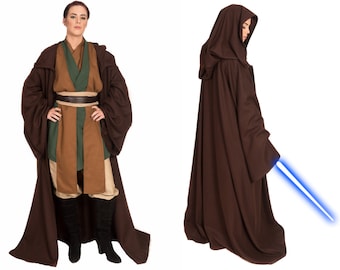 Star Wars Costume, Star Wars Tunic & Robe Set, BECOME your own JEDI, Custom Star Wars Adult Jedi Cosplay, Mara Jade Star Wars Set