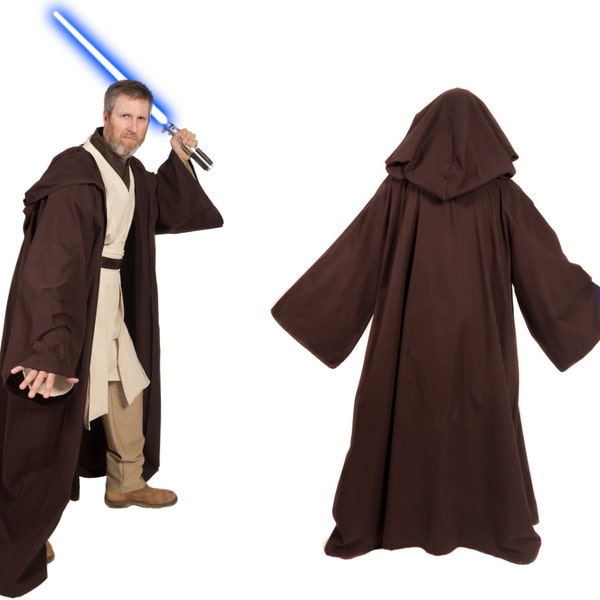 Star Wars Costume, Star Wars Tunic & Robe, BECOME your own JEDI, Custom Star Wars Jedi Costume, Adult Obi-Wan Kenobi Cosplay Tunic Set