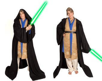 Costume Star Wars, Robe tunique Star Wars, DEVENEZ votre propre JEDI, Costume Jedi Star Wars personnalisé, Maître Jedi adulte Star Wars Cosplay