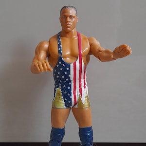 Kurt Angle, 2002 Jakks Pacific, Vintage Wrestling Figurine, Wrestling Collectible, Wrestling Toy, WWF Championship