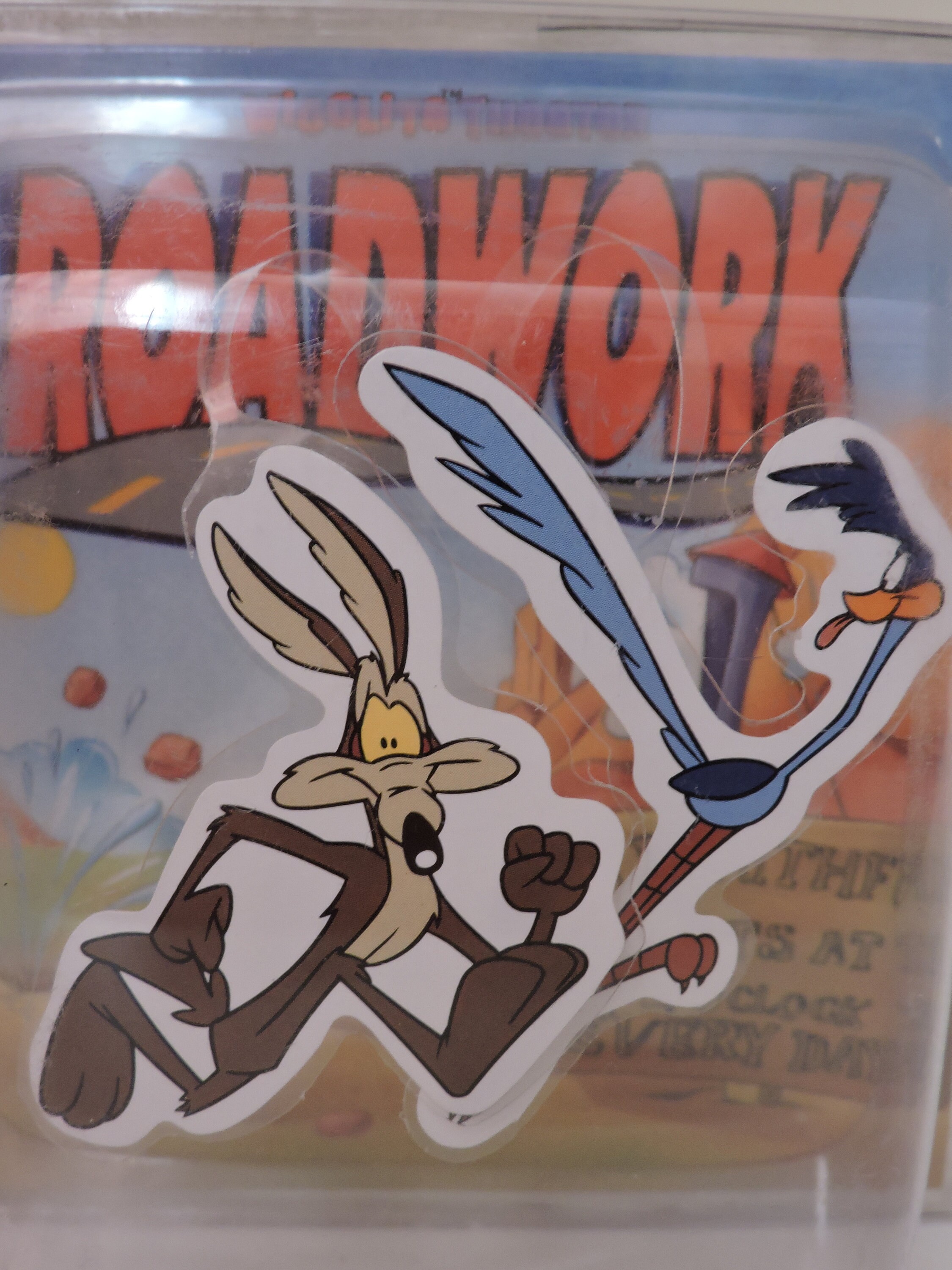 Vintage Looney Tunes Roadwork Book, Warner Bros 1997, Bugs Bunny