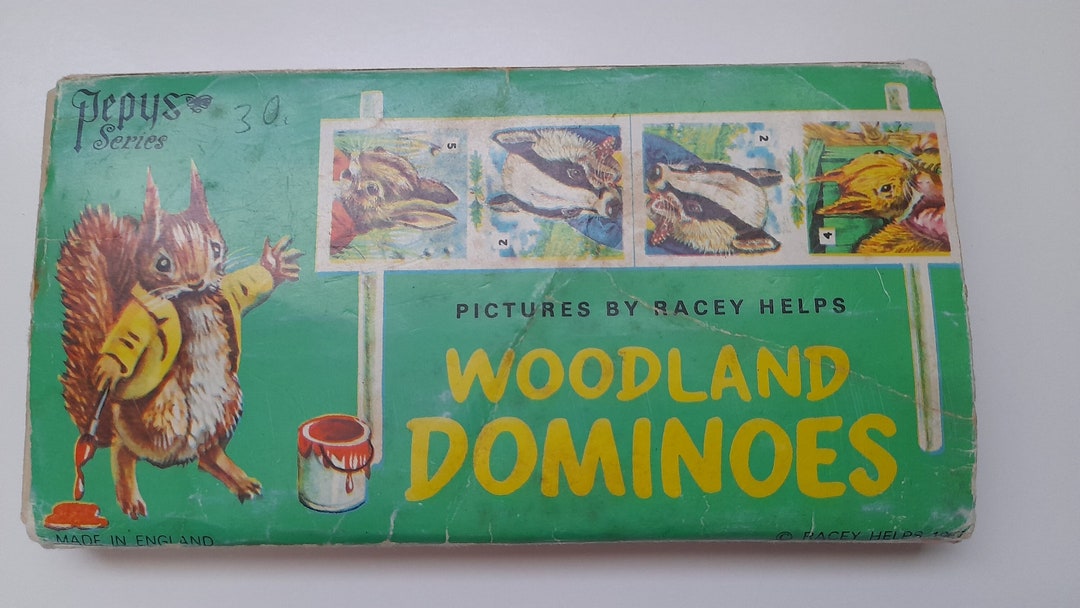 Pepys Series Woodland Dominoes, Racey Helps, Woodlands Animals, Castell ...