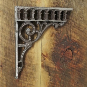 Greek Iron Corbel, Metal Shelf Bracket