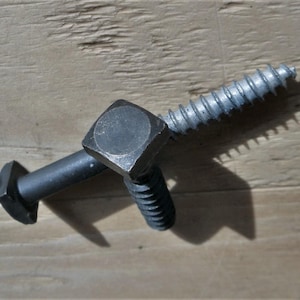3/4” x 9” Smooth Square Head Bolt - Black - Bulk Lot (10)