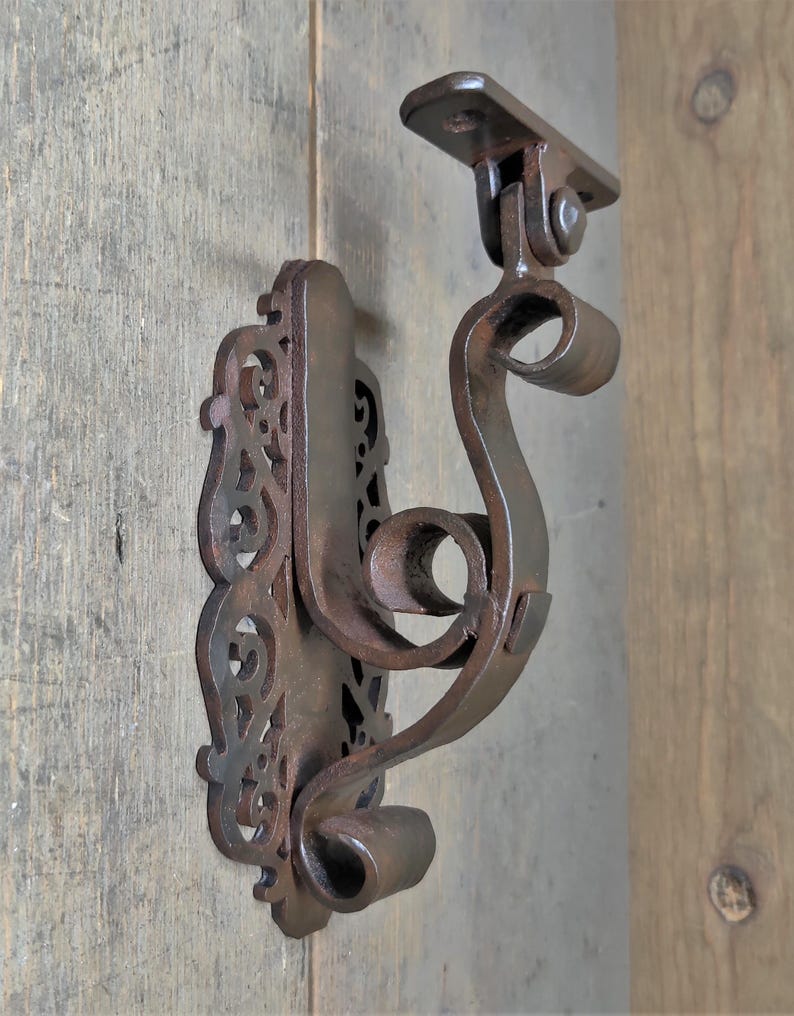 Gothic Rope Brackets Gothic Cathedral Iron Handrail Bracket - Etsy