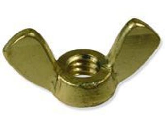 Brass Wing Nuts- Lot of 25 or 100