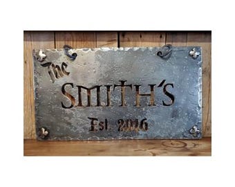 Celtic Iron Name Sign