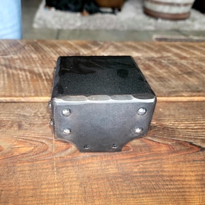 Transitional Iron Post Cap