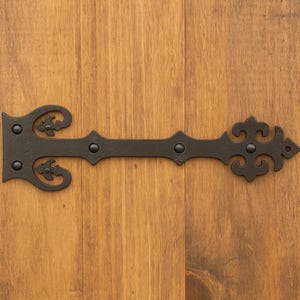 Renaissance Wrought Iron Faux Hinge Strap