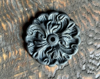 Victorian Cast Iron Rosette- Set of 4