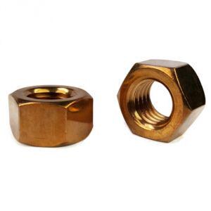 Silicon Bronze Hex Nuts - Pack of 25 or 100