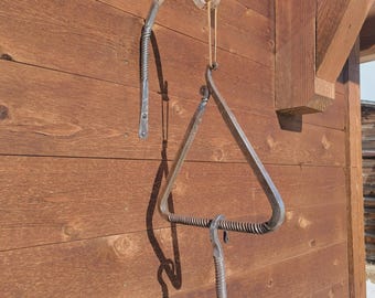 Hand Forged Iron Dinner Triangle