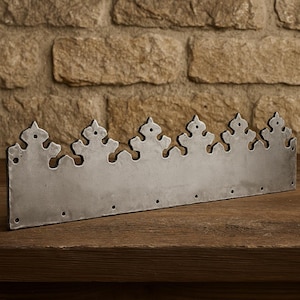 Decorated Gothic Iron Kick Plate