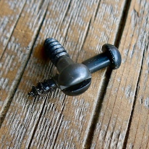 Antique Restoration Slotted Bubblehead Screw - Set of 25