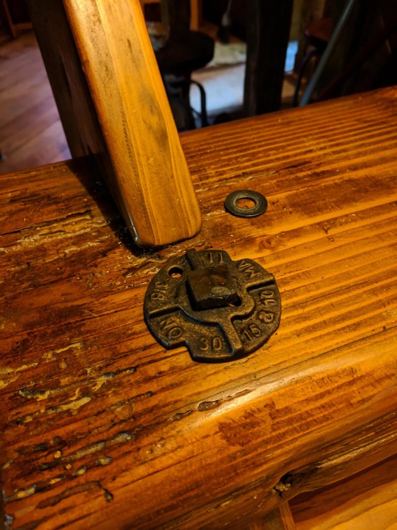 Antique Rusted Washers Set of 2 Rustic Railroad Washers – Industrial Iron Washers, Decorative ...