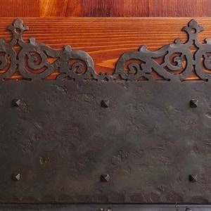 Gothic Cathedral Iron Kick Plate with Screws Included