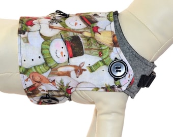 Winter Whimsy: The Snowy Gathering * Winter Snowmen w/ Cardinals * Interchangeable Cover for PAWZLY Dog Harnesses * Christmas Markets