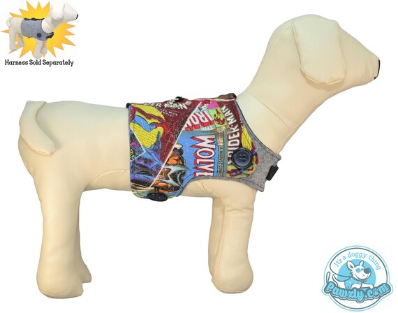 captain marvel dog harness