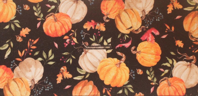 A Thanksgiving Pumpkin Harvest w/ Fall Acorns Autumn Leaves Dog Harness Vest Interchangeable Reversible Pet Dog Cover for PAWZLY Harnesses image 5