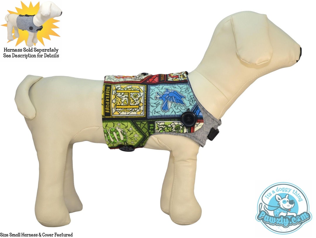 Hogwarts Houses Harry Potter Service Dog Vest Harry Potter Dog Harness Hogwarts Houses Gold Deathly Hallows