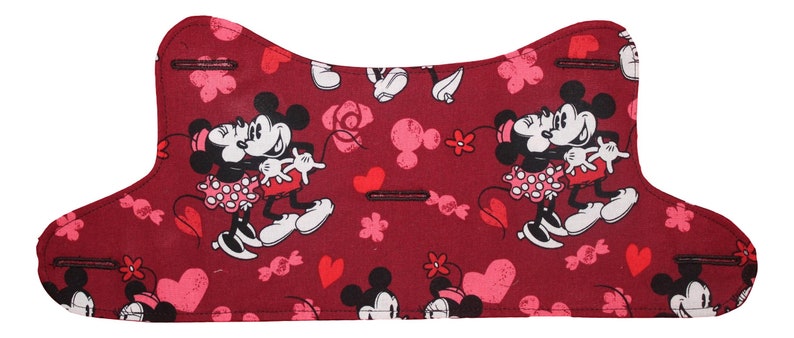 Mickey & Minnie Mouse Valentines Day Love Birds Disney World Disneyland Trip Interchangeable Reversible Pet Dog Vest for PAWZLY Harnesses image 4