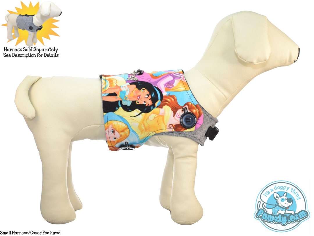 Disney Princesses Dog Harness Belle Jasmine Cinderella Etsy
