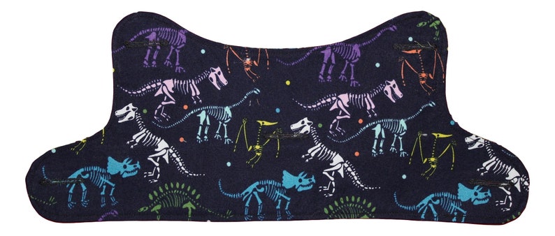 When Dinosaurs Walked the Earth Dinosaur Bone Fossils Paleontology Interchangeable Reversible Pet Dog Cover for PAWZLY Harnesses image 6