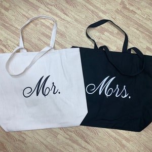 Mr. & Mrs. Tote Bag