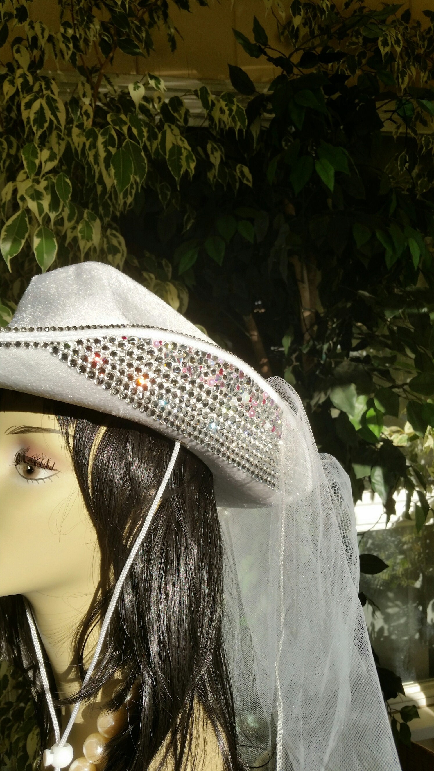 Bling Hats, Bridal Hats, Wedding, Bachelorette, Swarovski  display picture 1