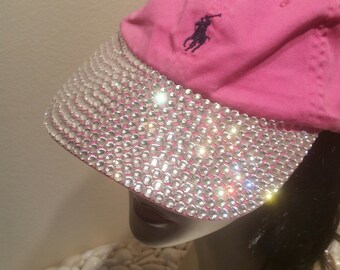 Bling Hats, Polo, Polo Bling Hat, Swarovski, Bridal, Pink  display picture 2
