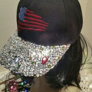 Swarovski Crystals, Bling Hats, Fourth of July, Bling Hat  display picture 1