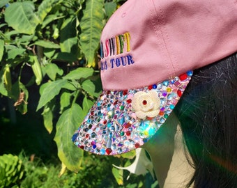 Pink Swarovski Crystal Taylor Swift Bling Hat Taylor Swift, Swifties, Taylor Nation, Bling, Swarovski  main image 3