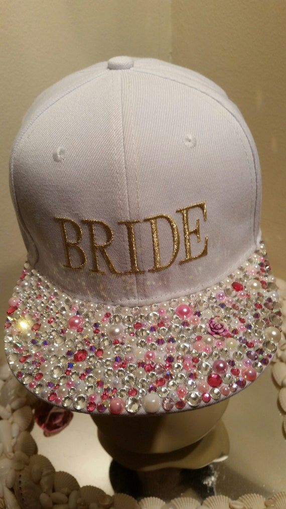 Bridal Bling Hats-Bridal Gifts-Swarovski Hats Bridal Hats, Swarovski, USA, Made in USA, Bling, Bling Hats  main image 4