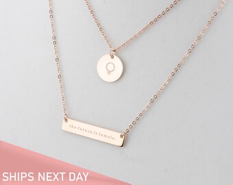 Female Body Empowerment Necklace – Luna 