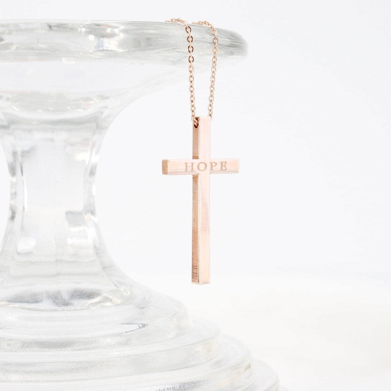 Christian jewelry, cross necklace, Christian necklace, Bible verse, personalized, Baptism gift, Christian gifts, cross necklace women, Catholic, pendant necklace, gift for her, gifts for mom, necklaces for women