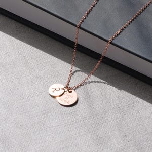 Custom Graduation Necklace Gift, Customized High School Grads Gift for Girls College, Graduation Class of 2026, FN-09 image 4